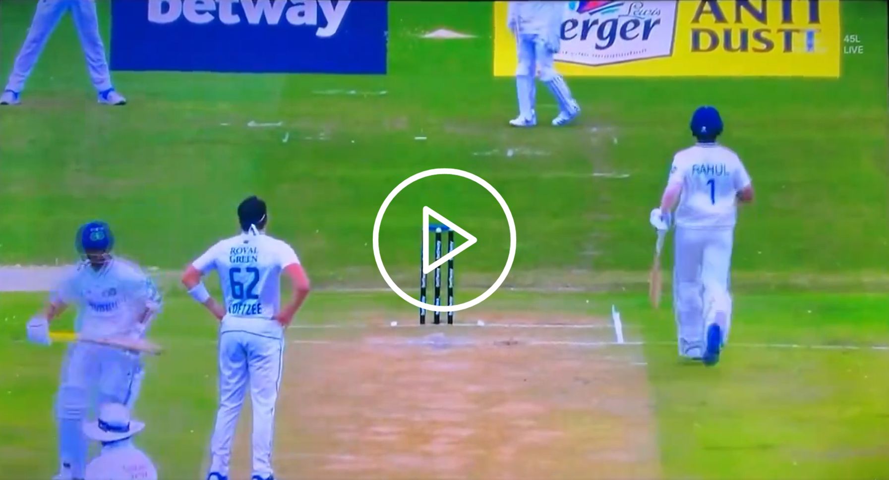 [Watch] Gerald Coetzee Left Fuming After KL Rahul & Prasidh Krishna Steal A Bye Run